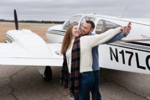 airplane pilot engagement couple