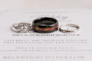 rings wedding invitations