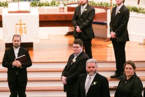 ceremony reaction groom church