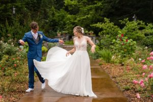 botanical garden intimate wedding