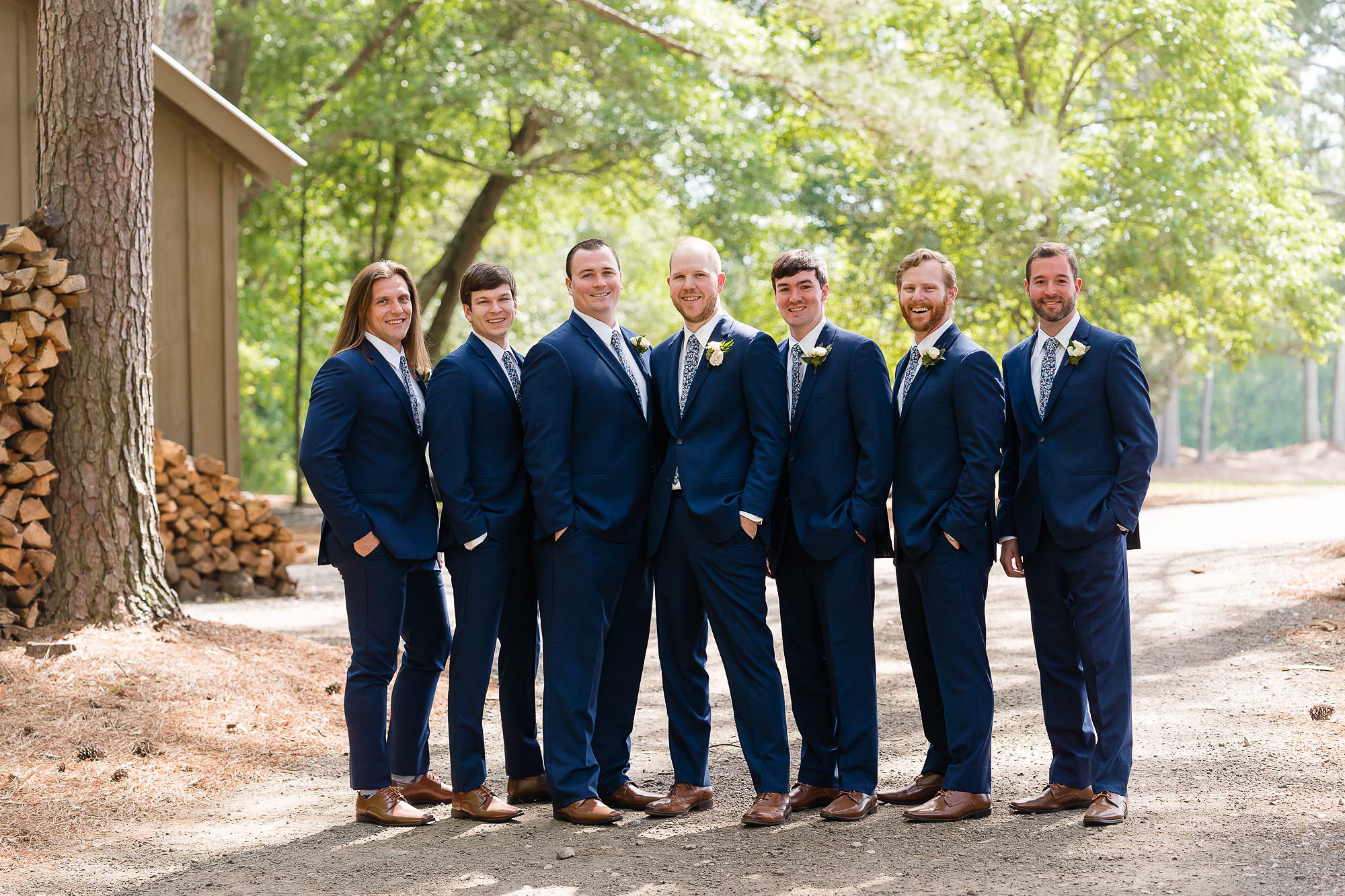 groomsmen navy suits Georgia