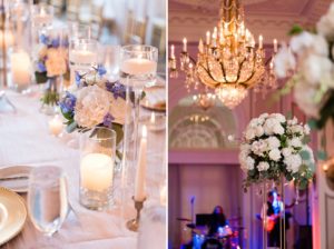 wedding reception ballroom details