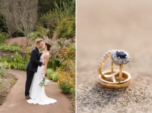 wedding rings botanical garden