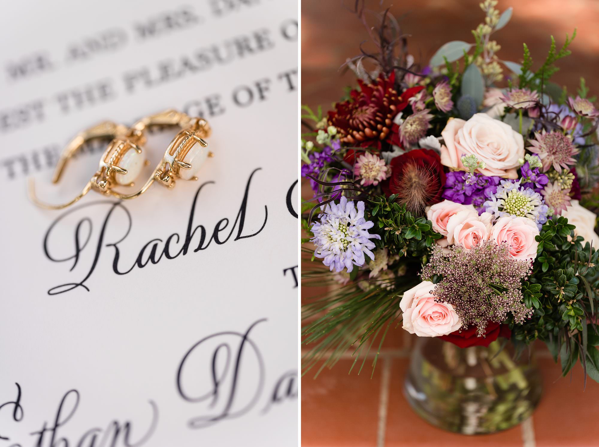 wedding details flowers