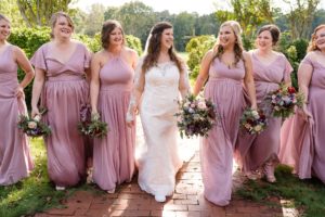 bridesmaids dresses mauve