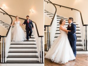 ballroom wedding staircase