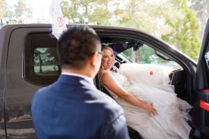 getaway truck wedding
