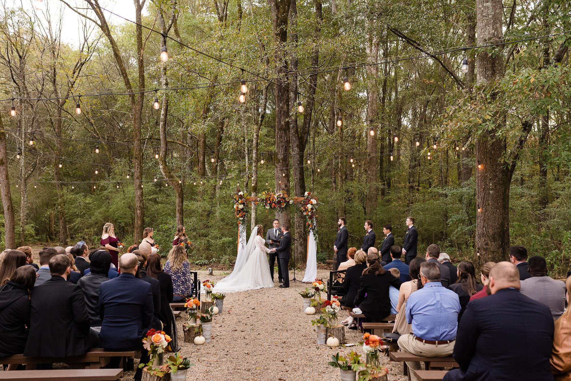 ceremony woods forest meadow