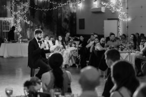 toasts wedding 2425 warehouse reception