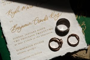 wedding rings invitation