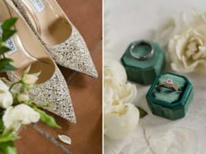 wedding details shoes rings
