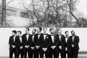 groomsmen wedding black tie