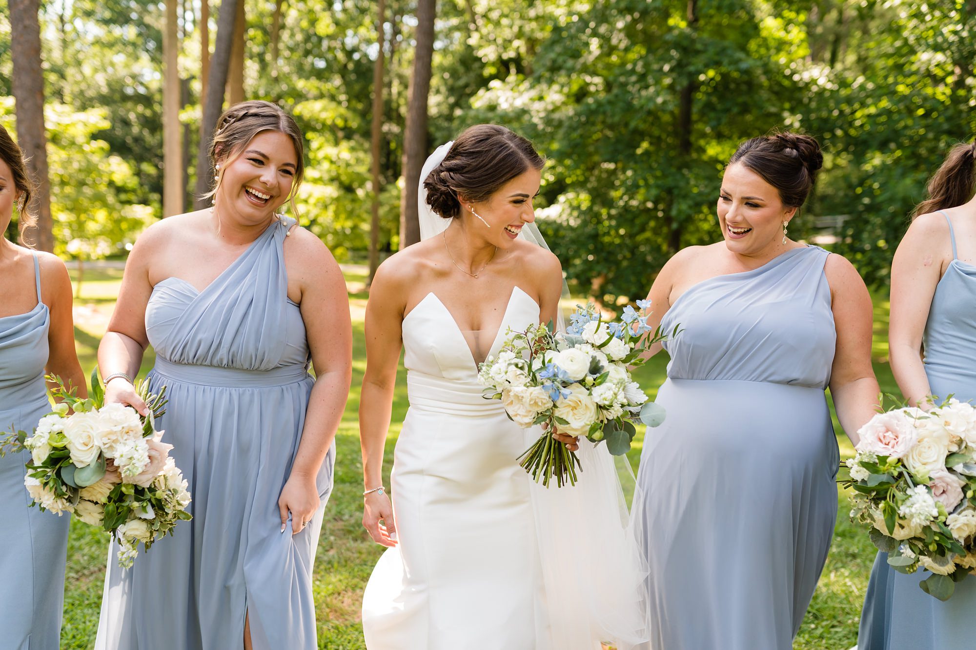 wedding little river farm bridesmaids
