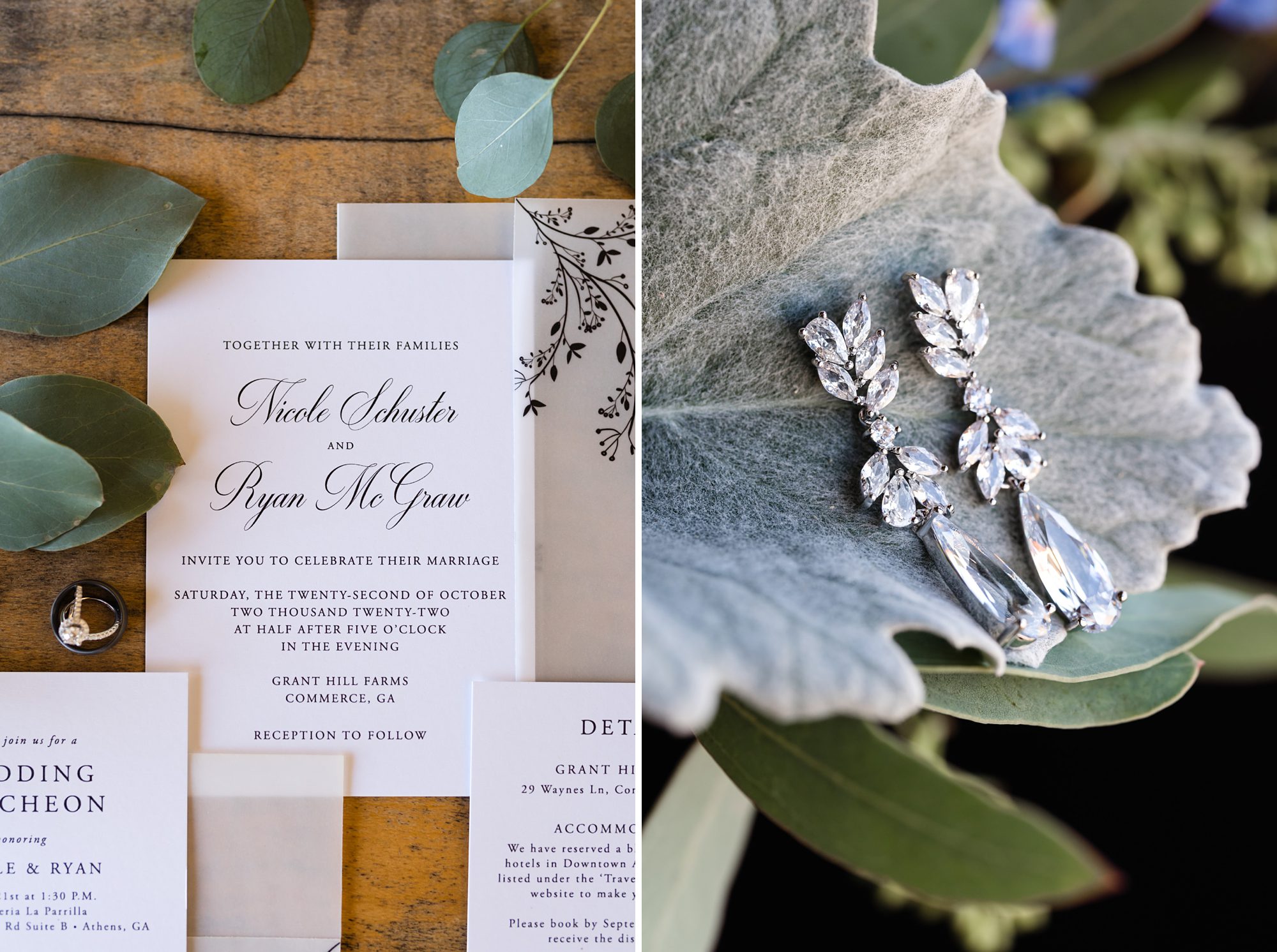 wedding details invitation