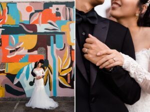 downtown athens mural wedding