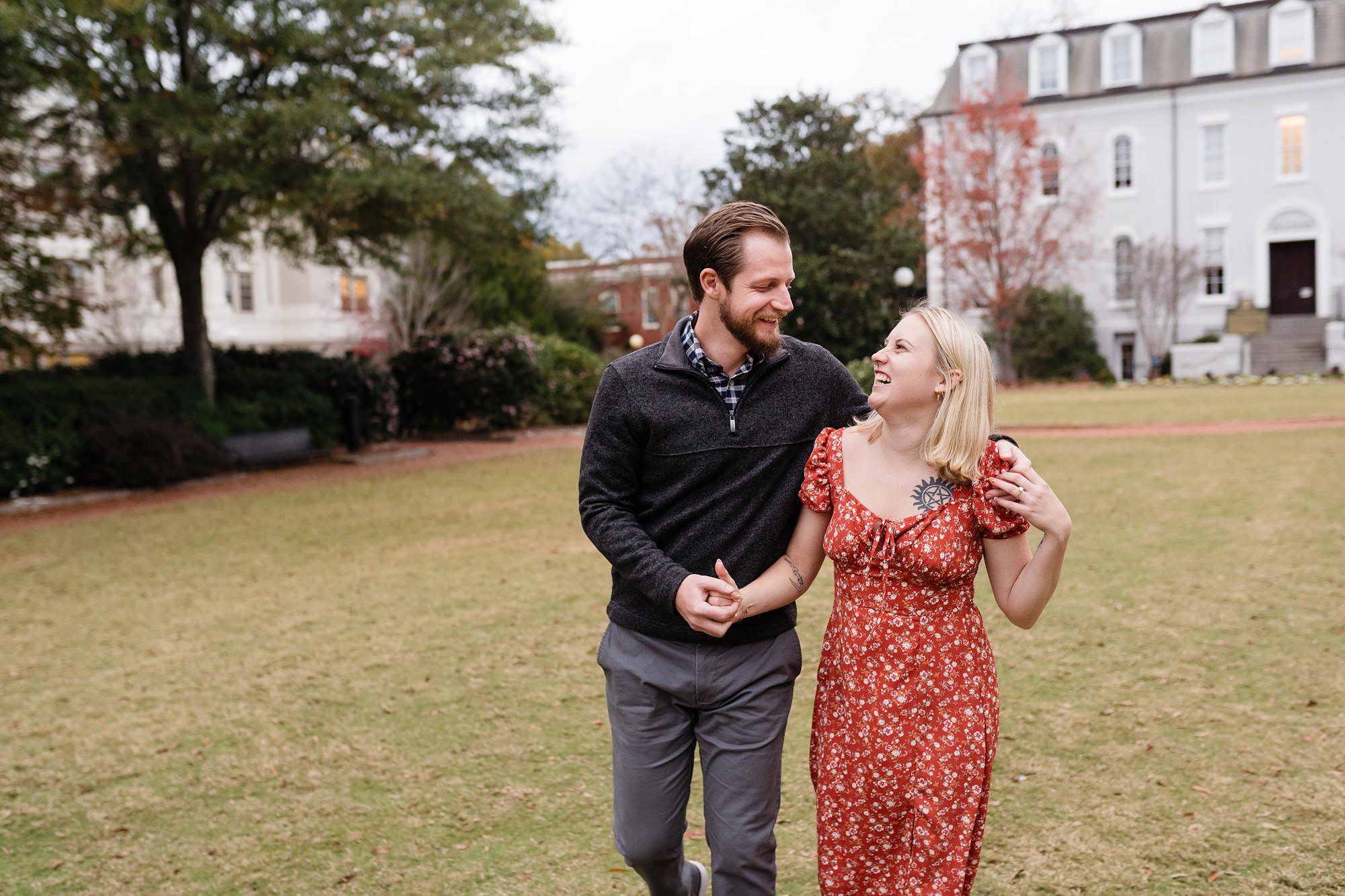 herty field engagement couple