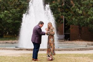 herty field fountain proposal surprise