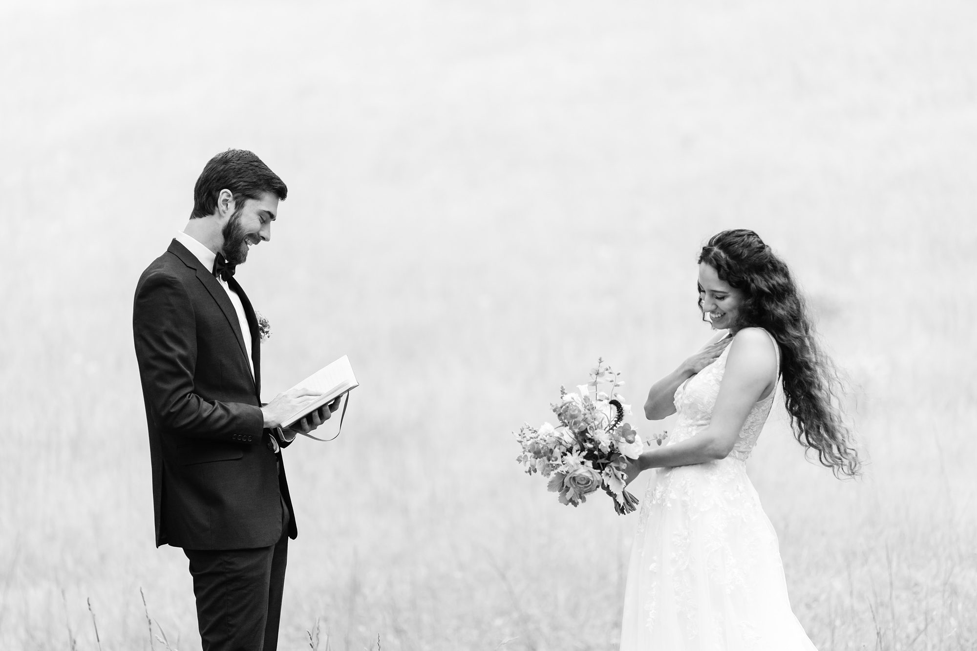 intimate elopement ceremony field georgia