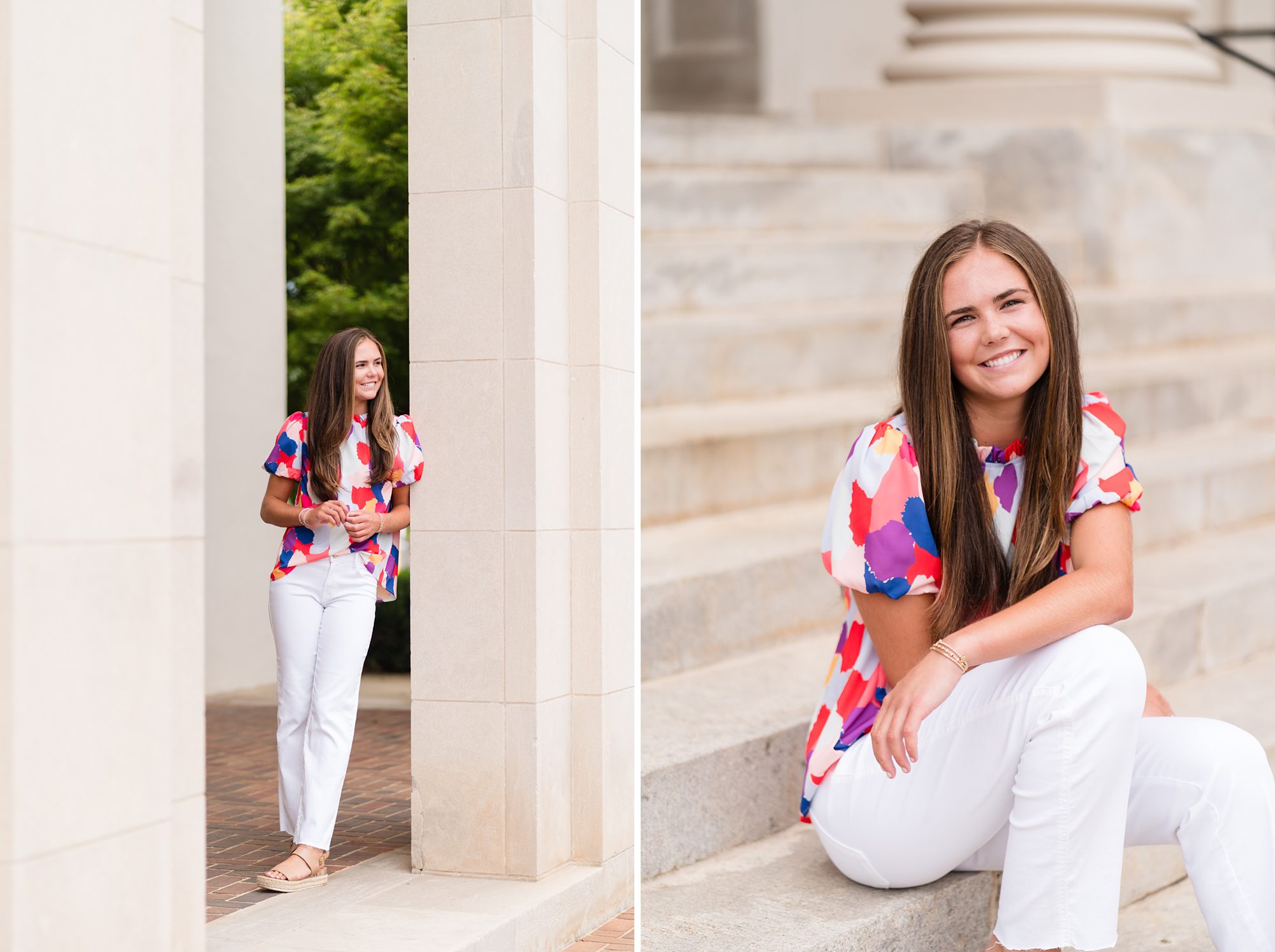 athens ga senior photographer downtown 