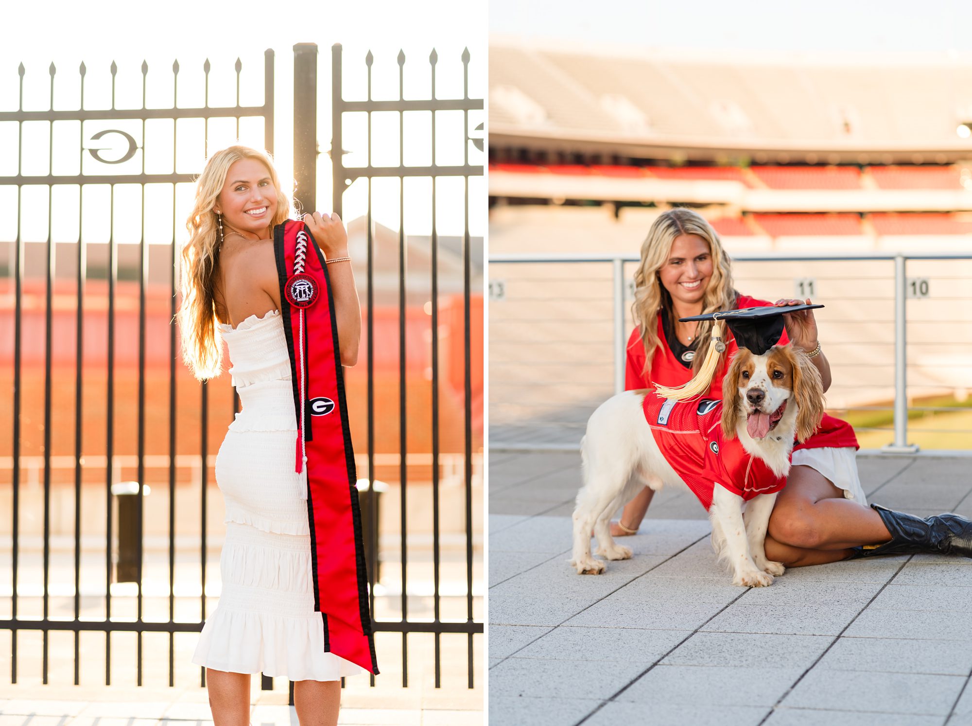 sanford stadium uga senior photographer