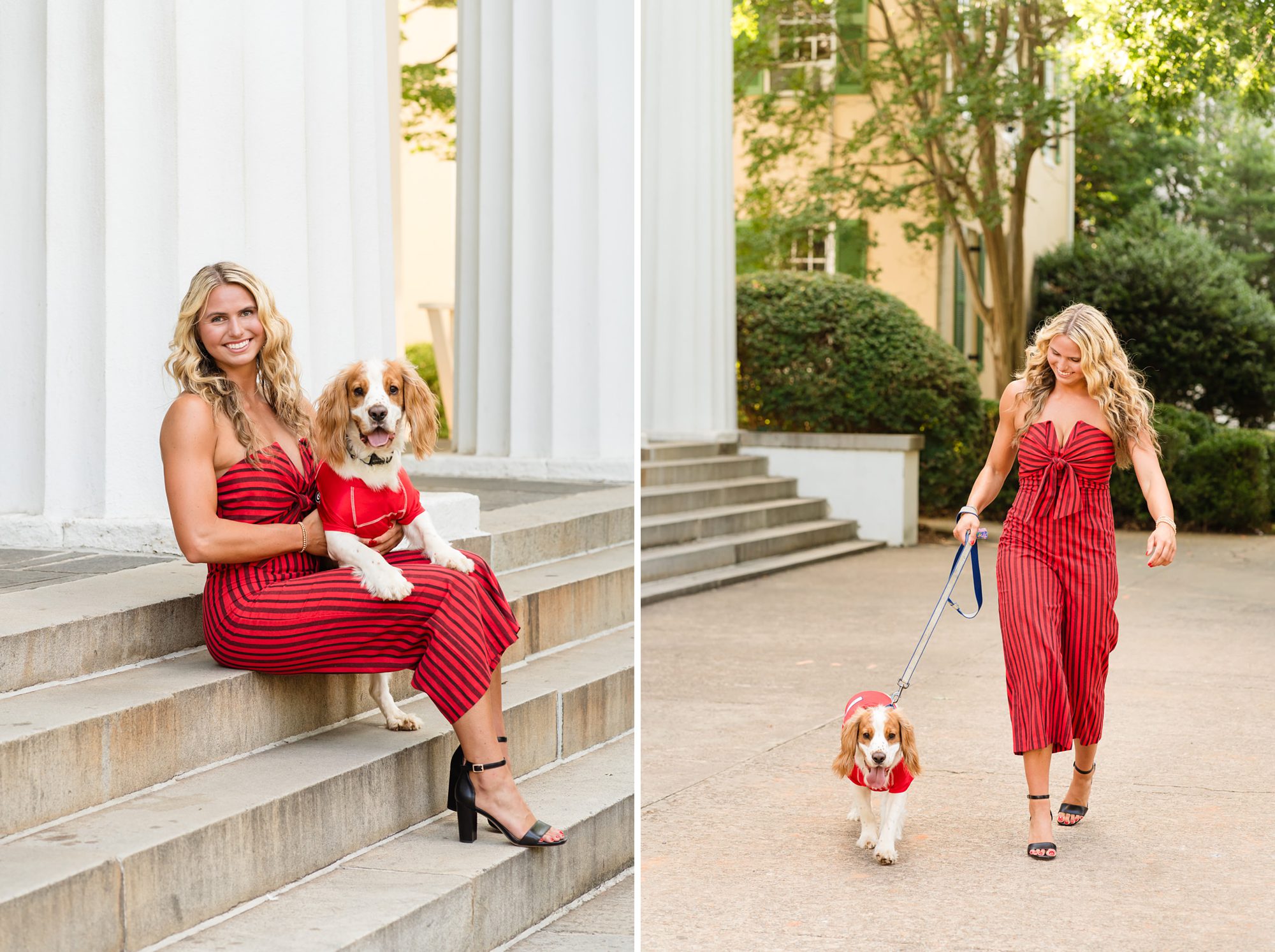 uga chapel dog grad photos