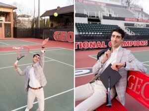 uga georgia dan magill tennis senior graduation