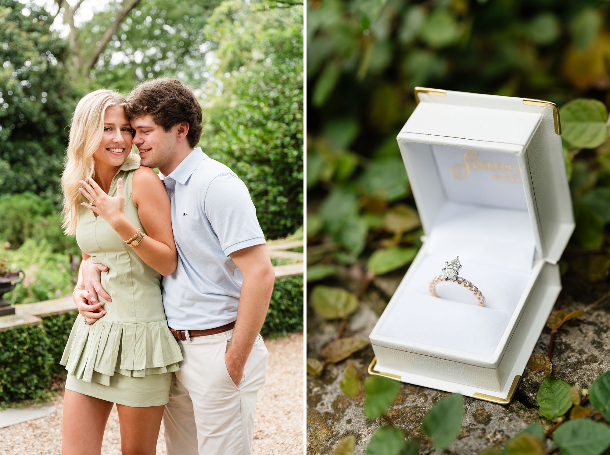 flowers uga campus engagement proposal ring
