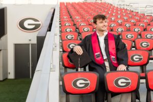 uga sanford stadium graduation senior grad photographer