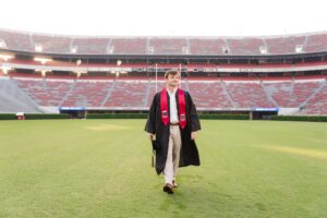uga sanford stadium field graduation senior