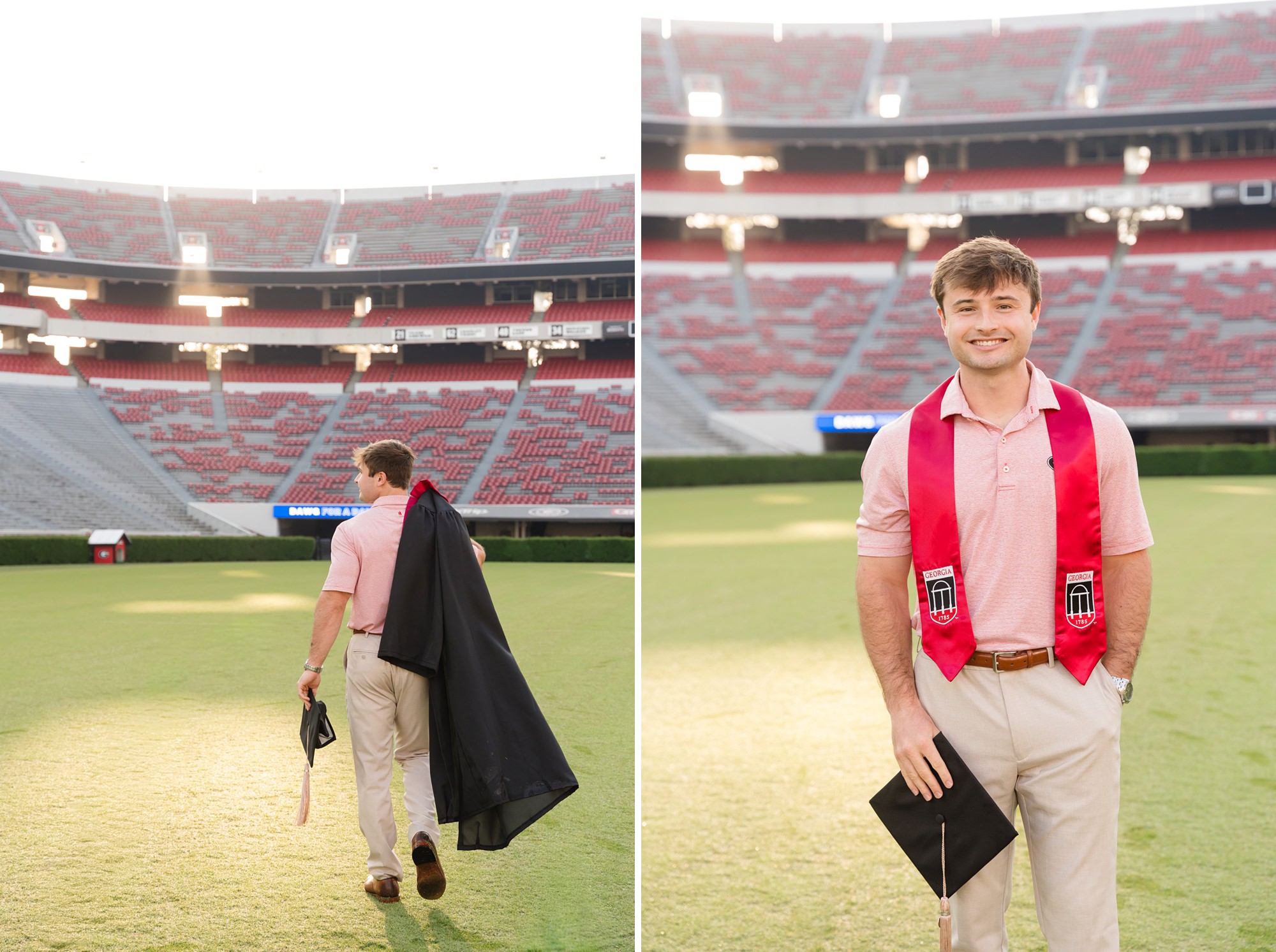 uga sanford stadium field graduation senior