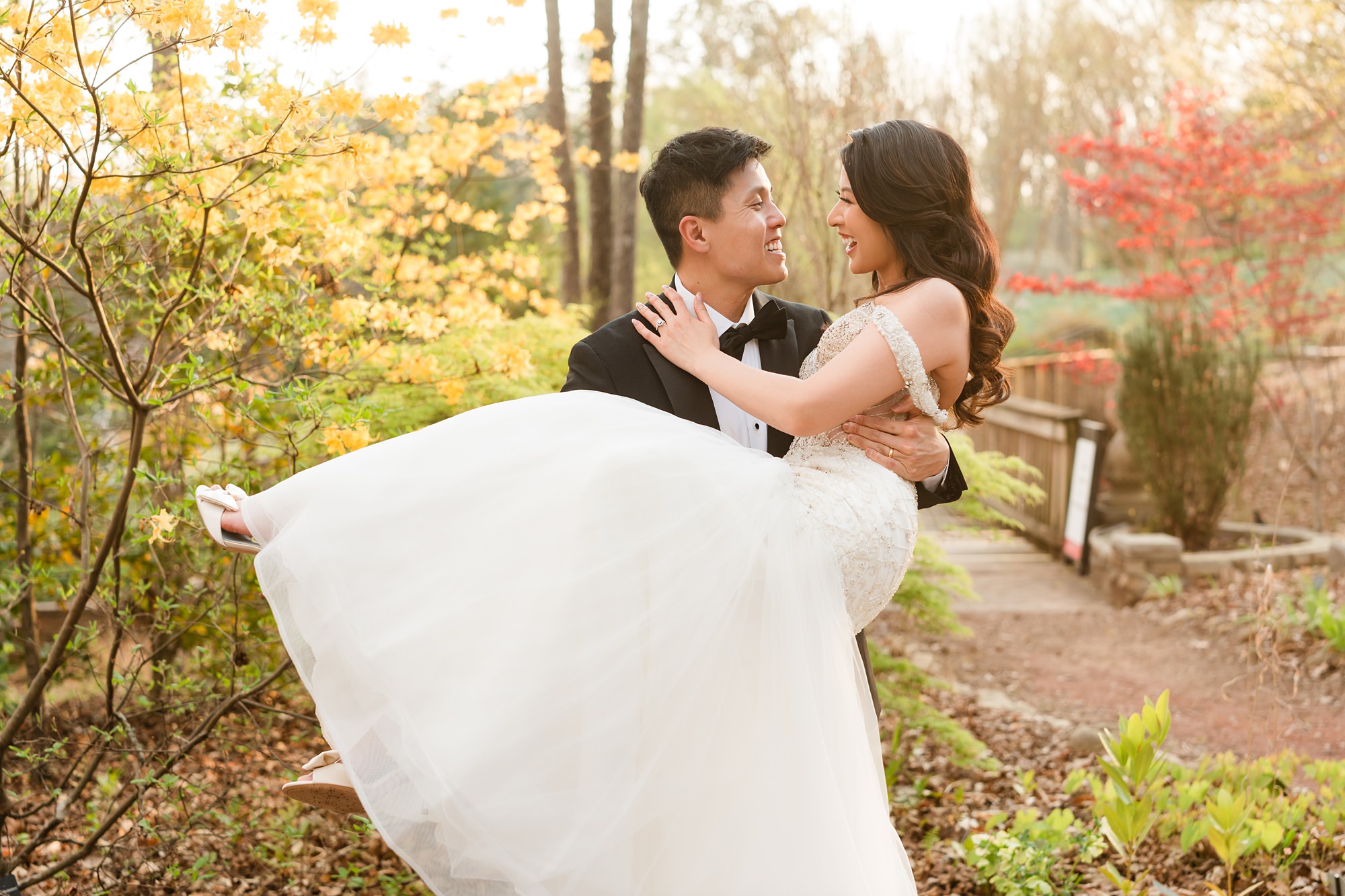 spring flowers georgia wedding