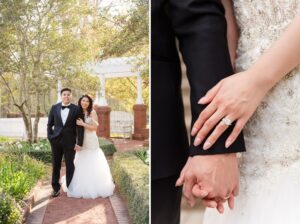 bridal portrait botanical garden athens