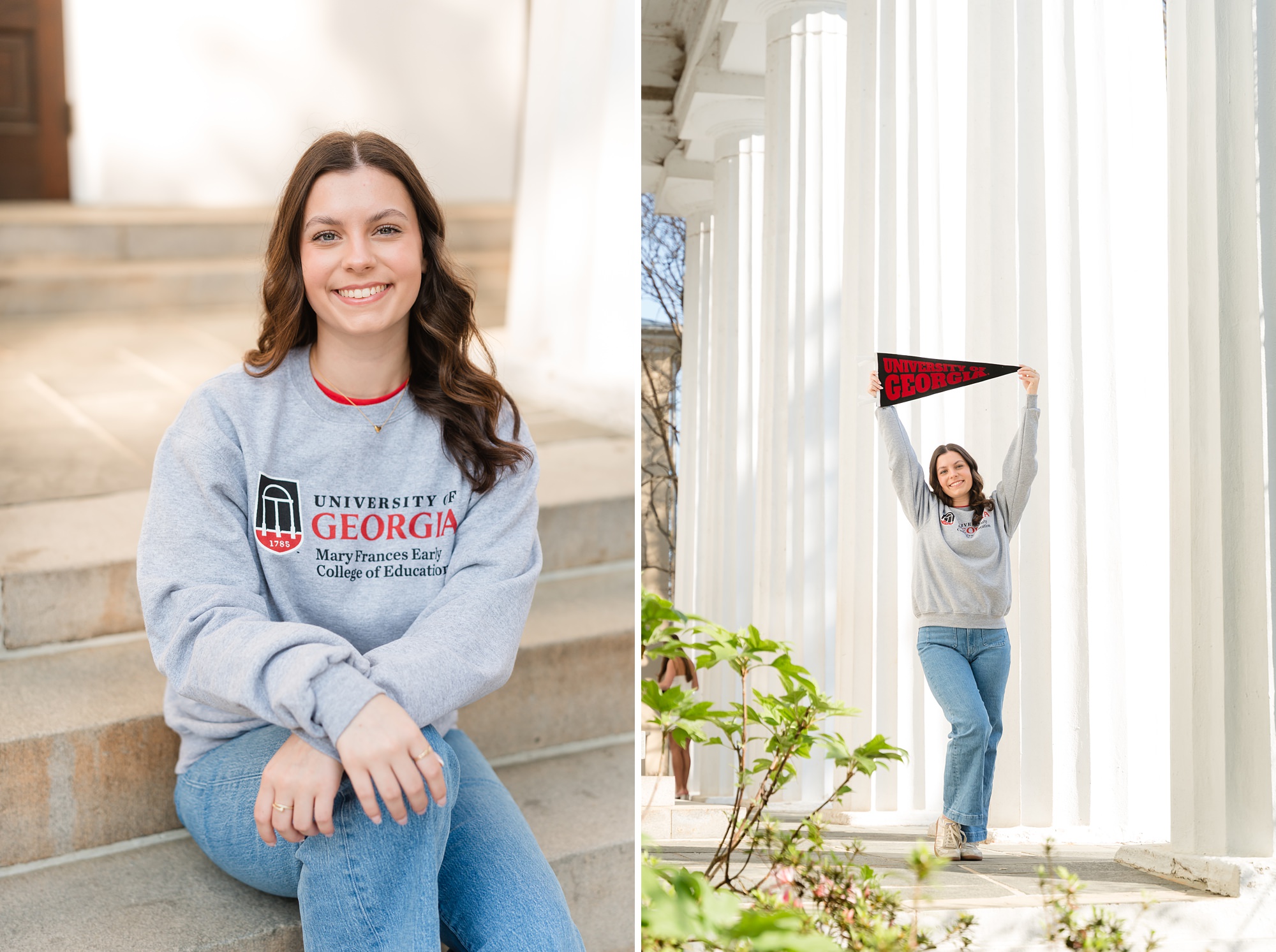 uga senior photo high school announcement college