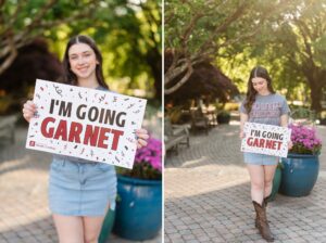 high school senior announcement photographer