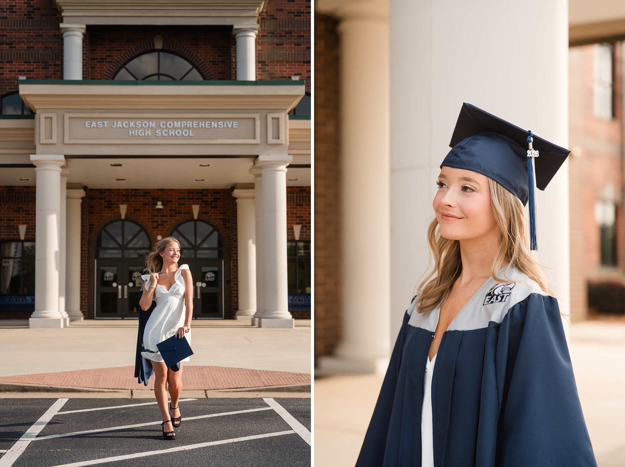 east jackson high school senior photographer 