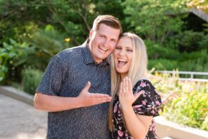 surprise proposal botanical garden athens