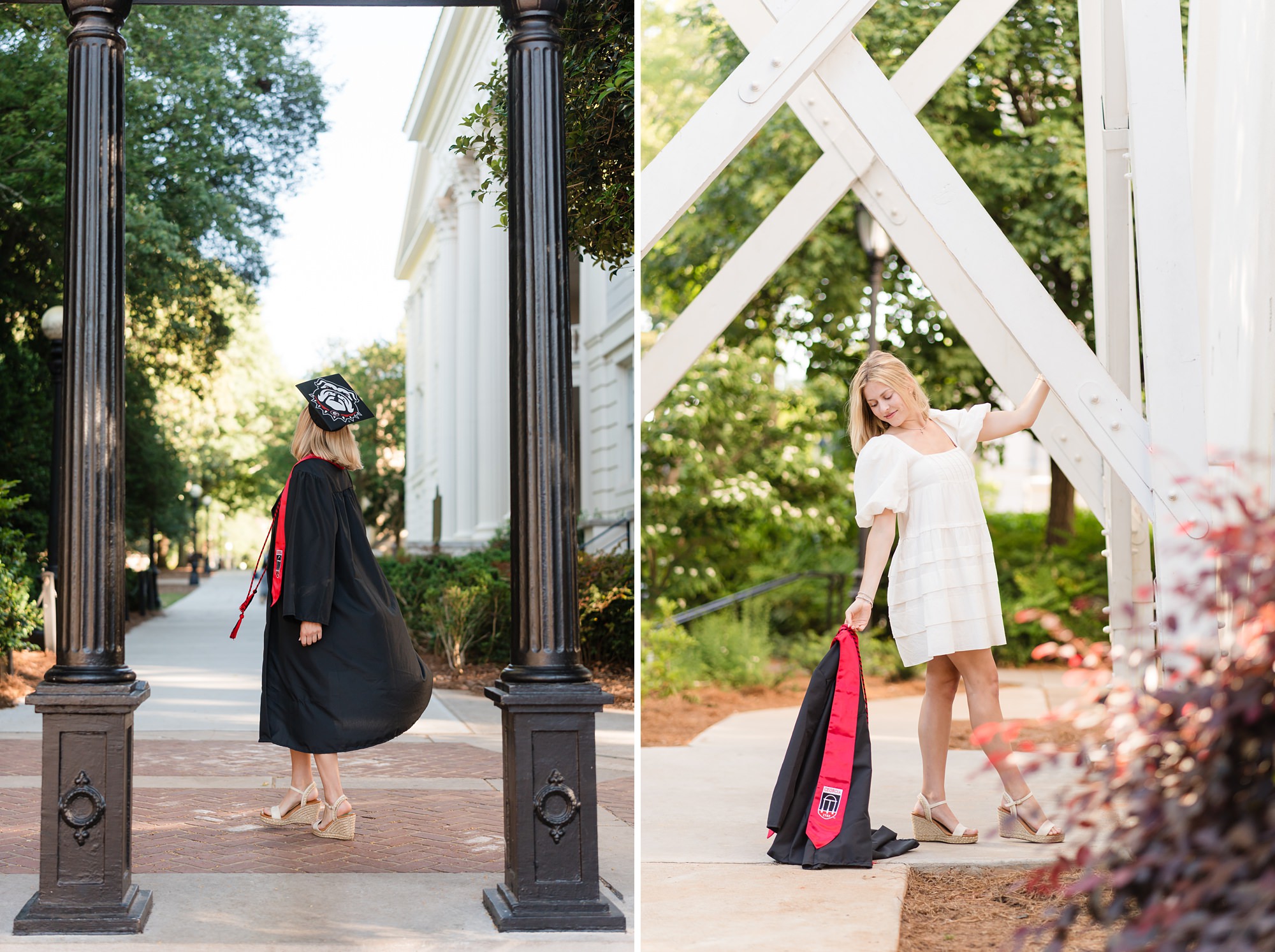 uga arch chapel bell senior photographer