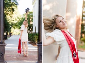 senior grad photographer university georgia arch