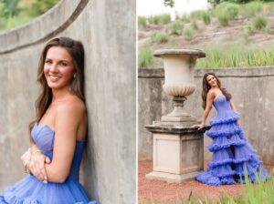 botanical garden senior photos athens
