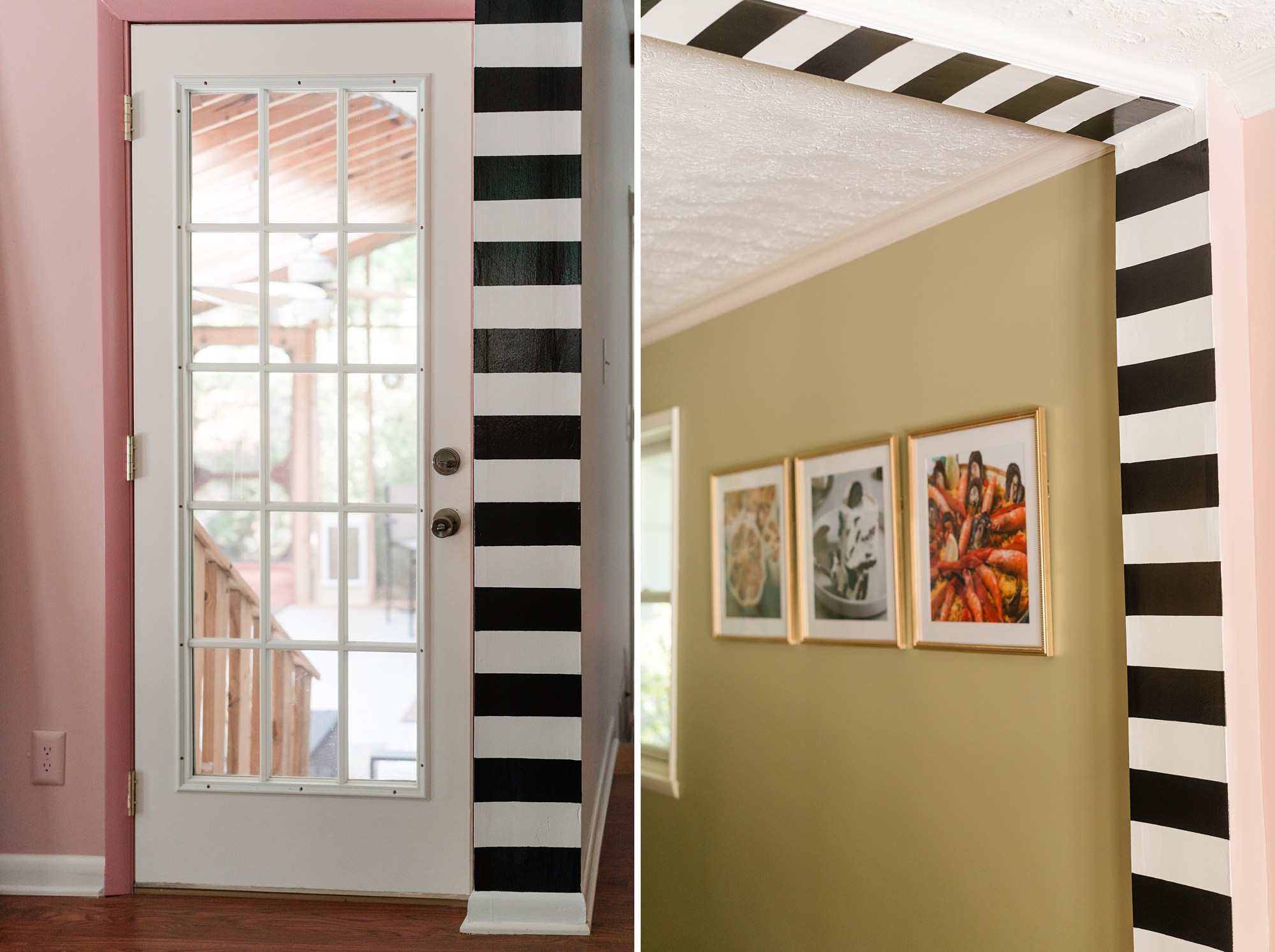home diy stripes interior design
