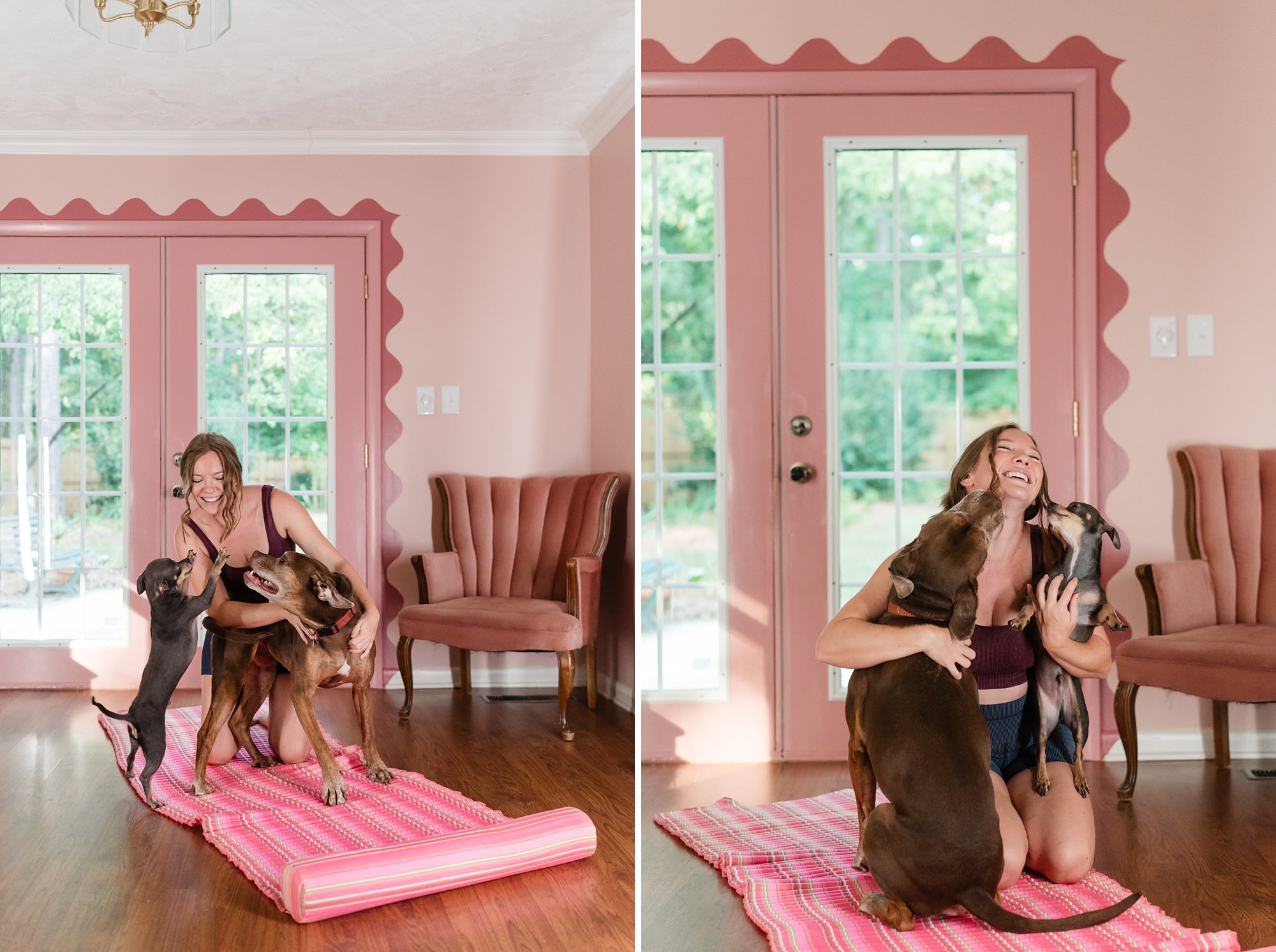 lifestyle home athens georgia photographer dogs