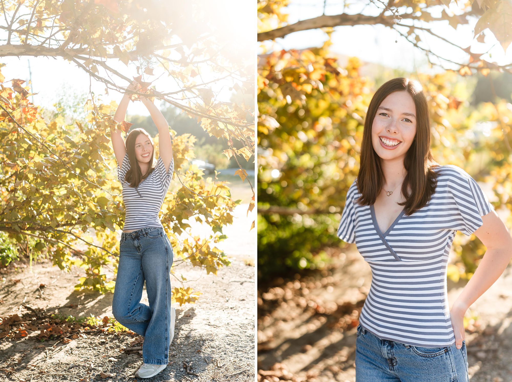 fall senior photographer athens georgia oconee
