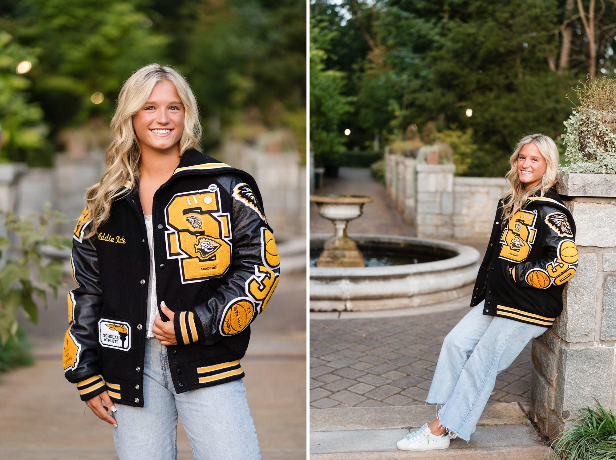Sequoyah high school letter jacket basketball graduation senior photographer