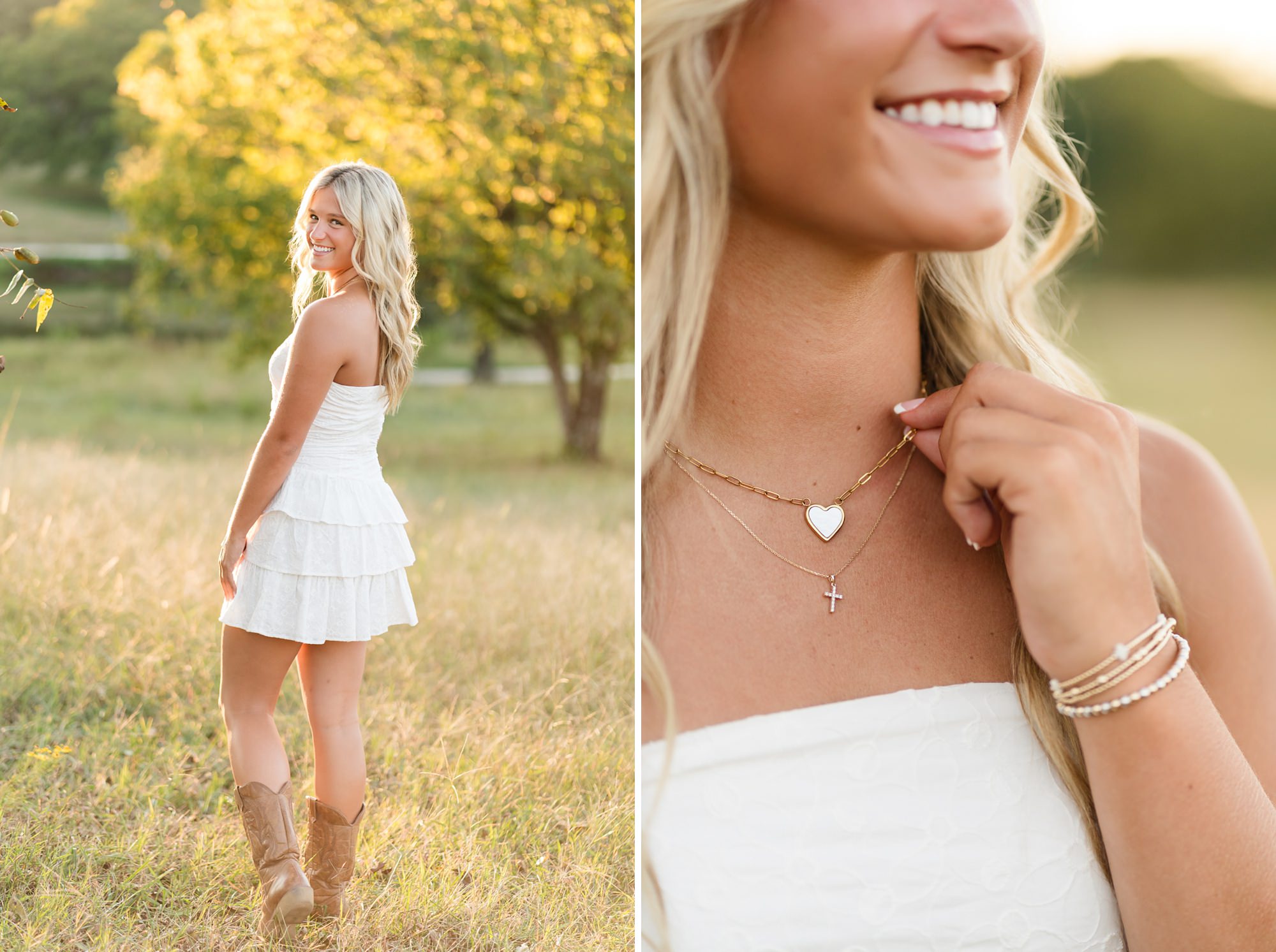 golden hour field sunset senior photographer athens ga