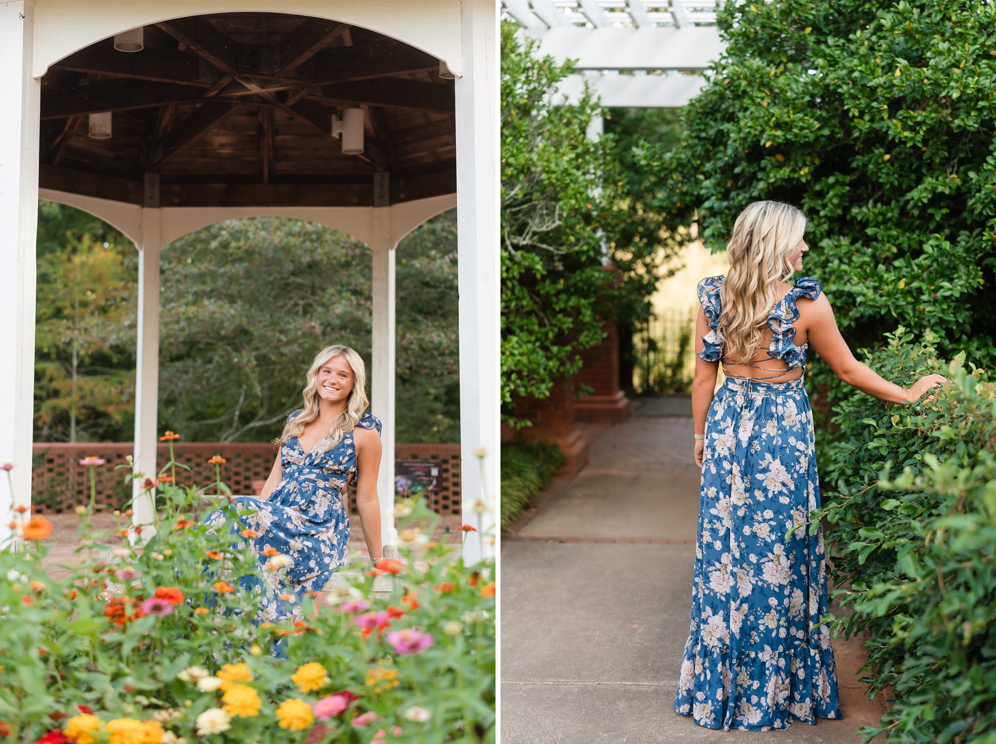 senior photographer botanical garden athens georgia high school