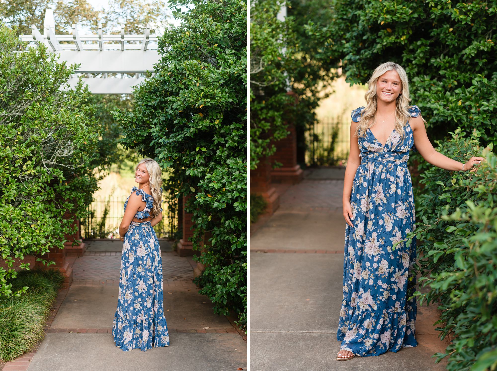 senior photographer botanical garden athens georgia high school